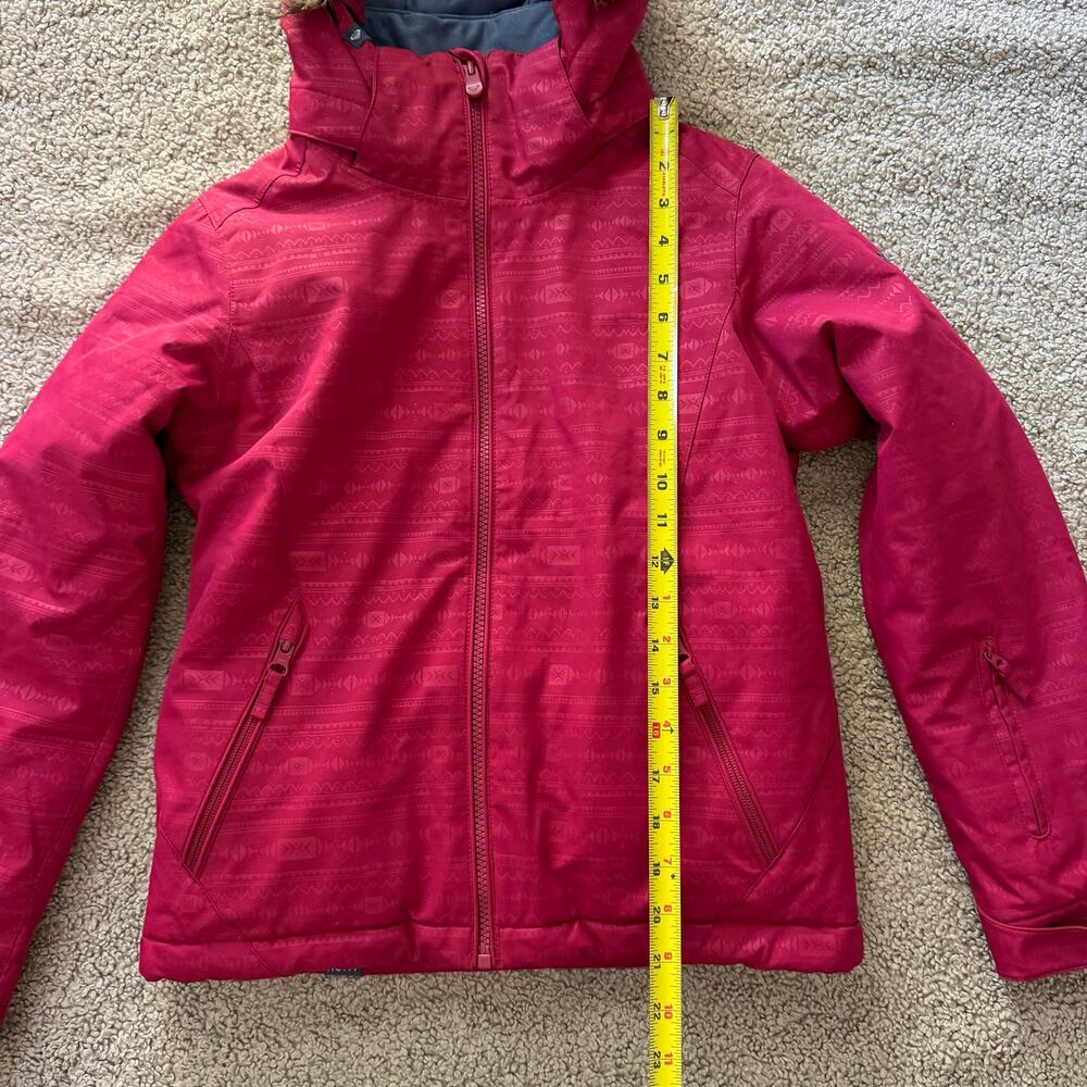 Roxy American Pie Girls Snowboard Ski Jacket Plum Dry Flight Sz M (10) - Picture 9 of 10